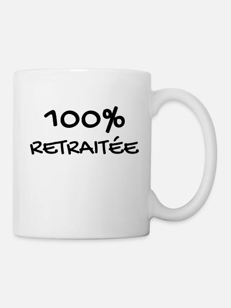 retraite / retraité / retraitée / pension - Mug blanc - blanc