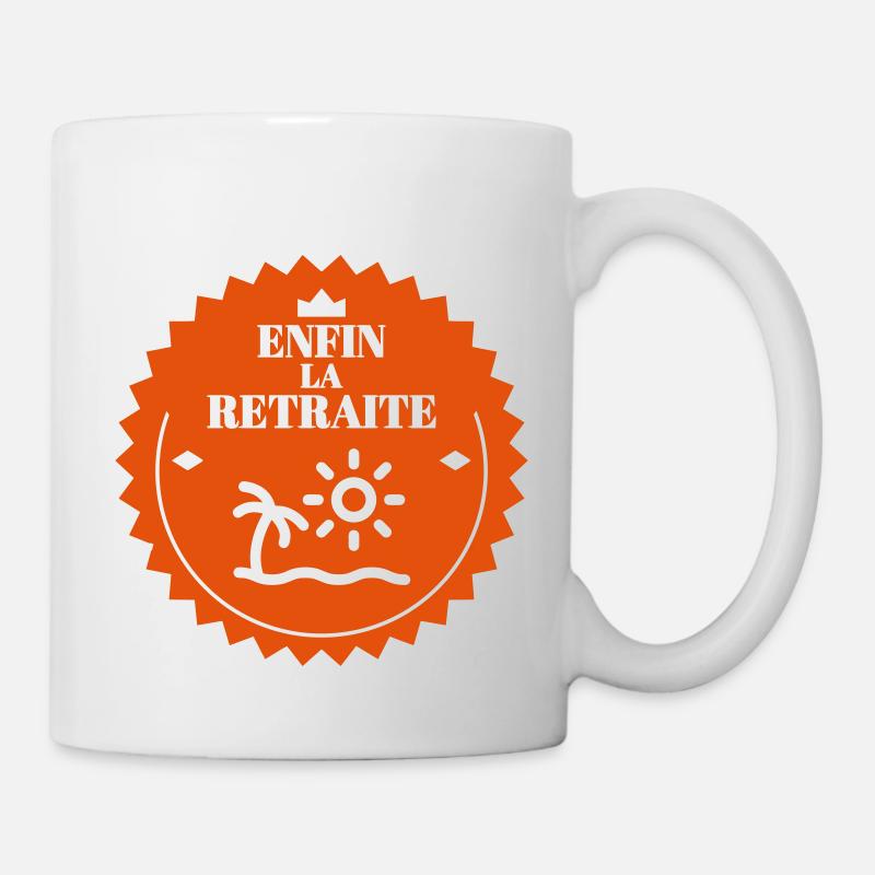 retraite / retraité / retraitée / pension - Mug blanc - blanc