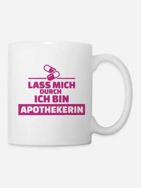 Apothekerin - Tasse - Weiß
