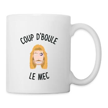 François l'embrouille Coup d'boul le mec - Mug blanc - blanc - Droite