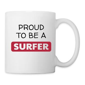 Surfen / Surfer / Surf / Surfing / Strand - Tasse - Weiß - Rechts