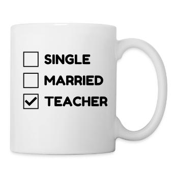 School Teacher Schule Lehrerin Ecole Prof Lehrer - Mug - white - Right