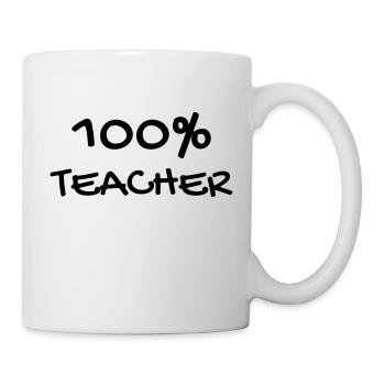 School Teacher Schule Lehrerin Ecole Prof Lehrer - Mug - white - Right