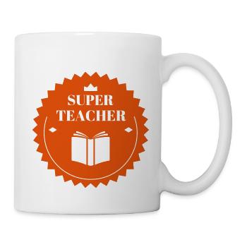 School Teacher Schule Lehrerin Ecole Prof Lehrer - Mug - white - Right