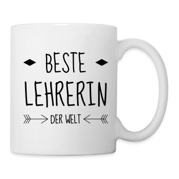 School Teacher Schule Lehrerin Ecole Prof Lehrer - Mug - white - Right