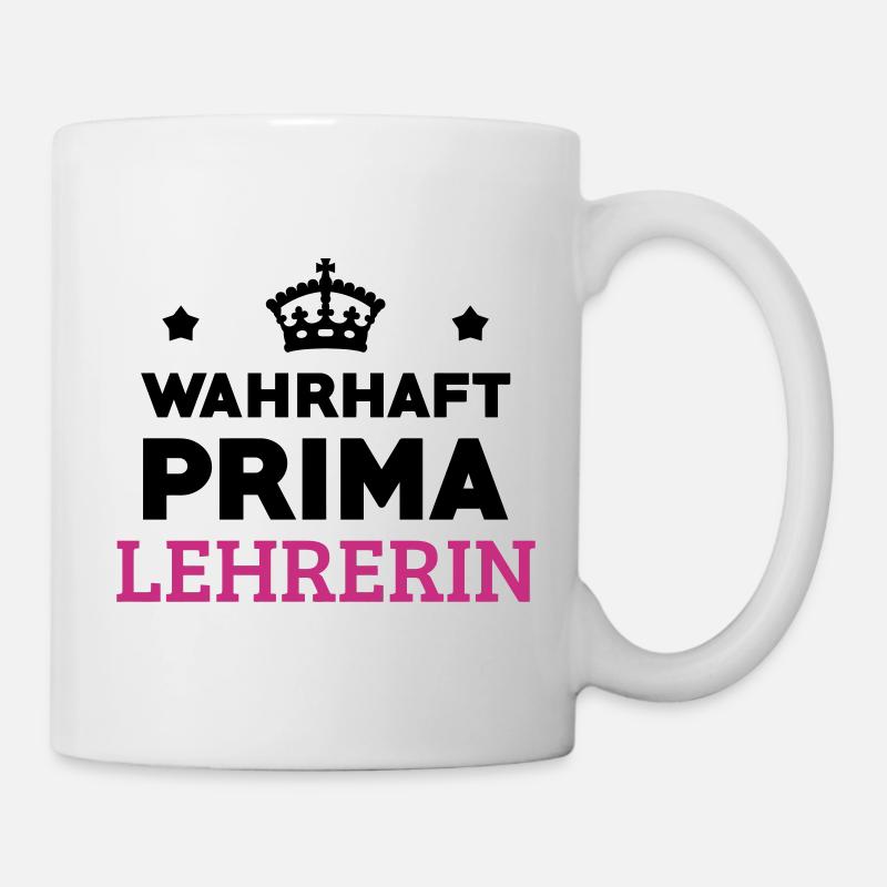 Lehrer / Professor / Schule / Lehrerin / Kind - Tasse - Weiß
