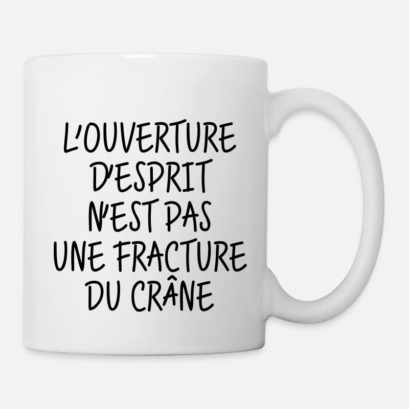 Citation Humour Philosophie Drôle Slogan Comique - Mug blanc - blanc