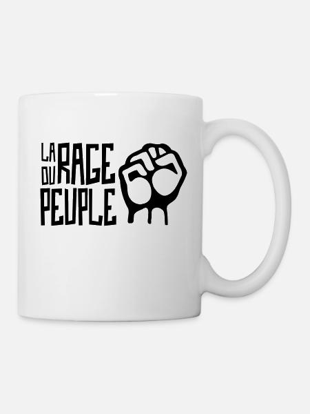 La Rage du Peuple / Politique Rébellion Elections - Mug blanc - blanc