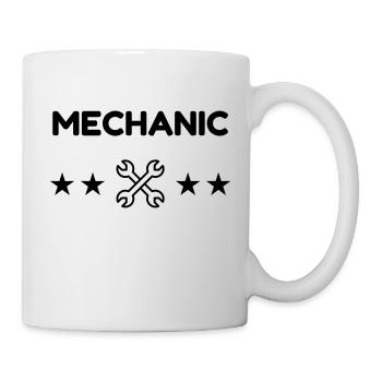 Mechanic Mechanik Mécanique Mécanicien Garage - Mug - white - Right