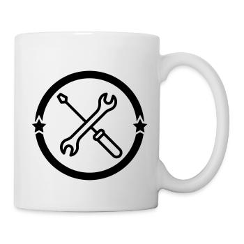 Mechanic Mechanik Mécanique Mécanicien Garage - Mug - white - Right