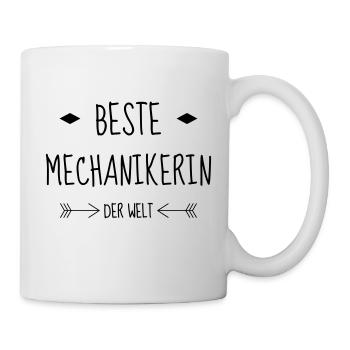 Mechanic Mechanik Mécanique Mécanicien Garage - Mug - white - Right