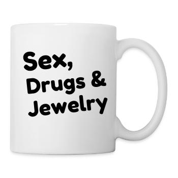 bijoutier / bijou / diamant / bijoutière - Mug blanc - blanc - Droite