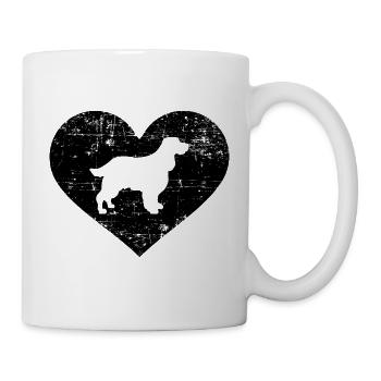 English Springer Spaniel - Tasse - Weiß - Rechts