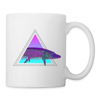 Vaporwave Hecht Retro - Mug blanc - blanc - Droite