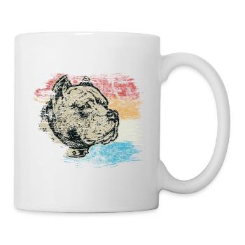 Pitbull - Mug blanc - blanc - Droite