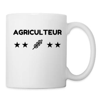 Landwirt / Bauer / Landwirtschaft / Traktor - Tasse - Weiß - Rechts