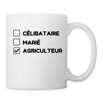 Landwirt / Bauer / Landwirtschaft / Traktor - Tasse - Weiß - Rechts