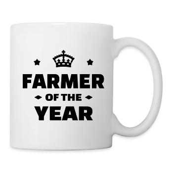 Landwirt / Bauer / Landwirtschaft / Traktor - Tasse - Weiß - Rechts