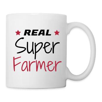 Landwirt / Bauer / Landwirtschaft / Traktor - Tasse - Weiß - Rechts