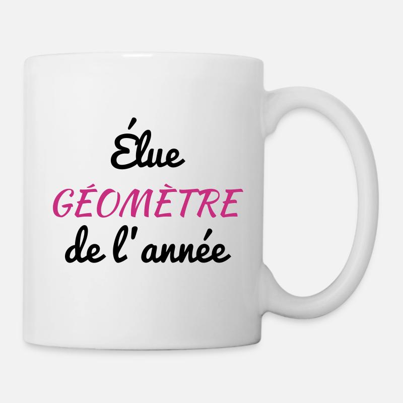 géomètre / topographe / topographie / geometre - Mug blanc - blanc