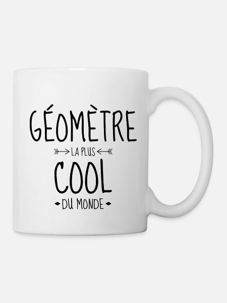 géomètre / topographe / topographie / geometre - Mug blanc - blanc