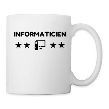 Computer Engineer Informatiker Informaticien - Mug - white - Right