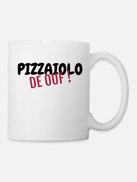 pizza / pizzaiolo / chef / italie / pizzaiola - Mug blanc - blanc