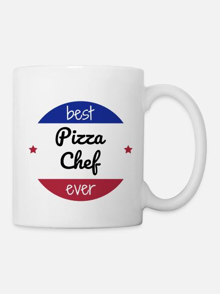 pizza / pizzaiolo / chef / italie / pizzaiola - Mug blanc - blanc