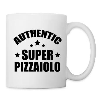 Pizza / pizzaiolo / Italien / Burger - Tasse - Weiß - Rechts