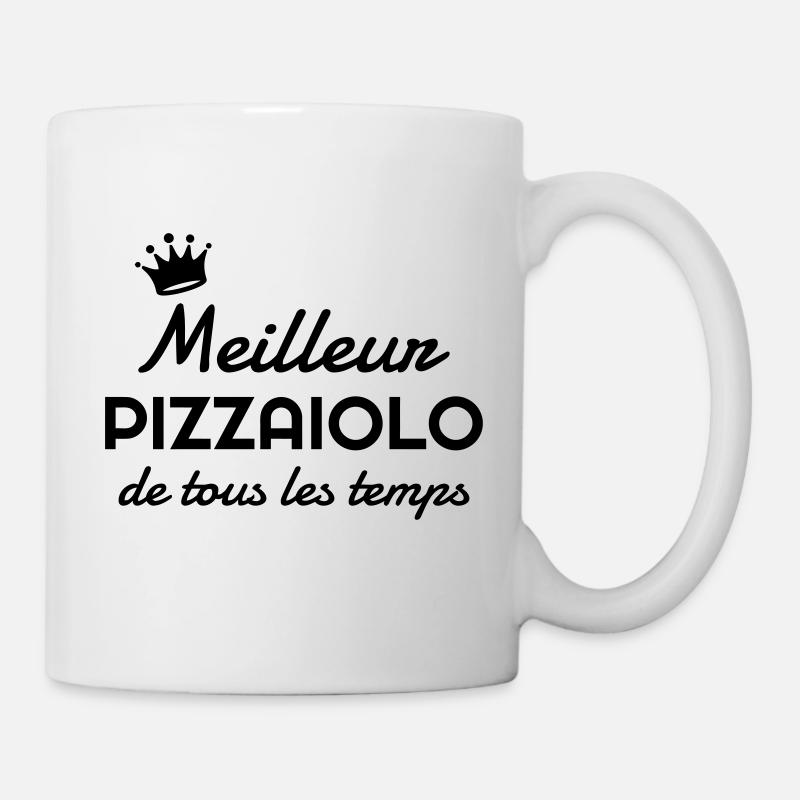 pizza / pizzaiolo / chef / italie / pizzaiola - Mug blanc - blanc