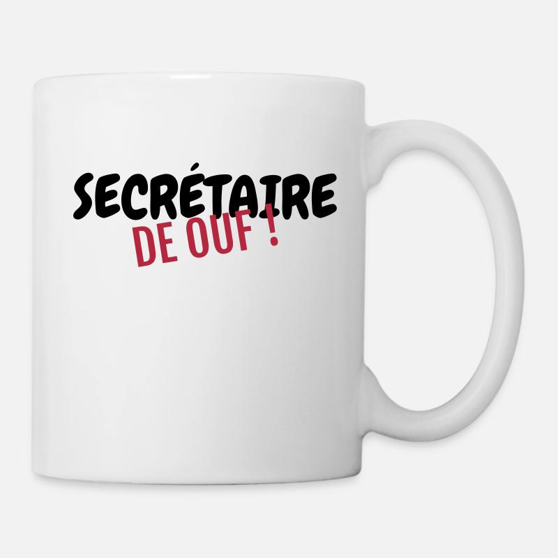 secrétaire / secrétariat / assistante / manager - Mug blanc - blanc