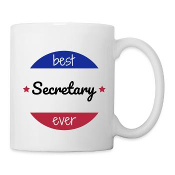 Sekretärin / Sekretariat / Assistenten / Manager - Tasse - Weiß - Rechts