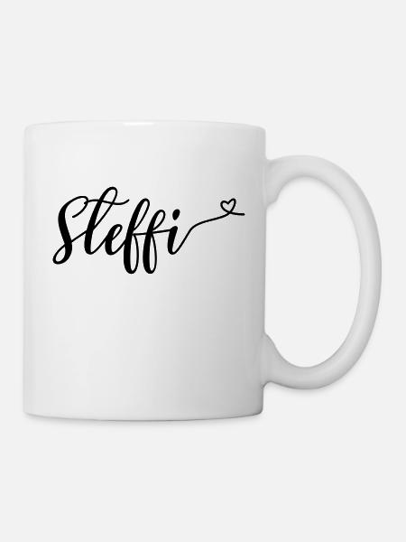 steffi - Tasse - Weiß