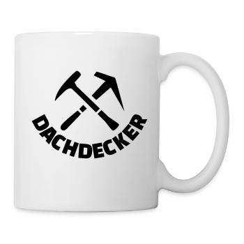 Dachdecker - Tasse - Weiß - Rechts
