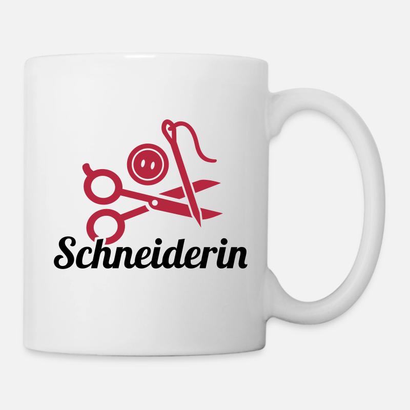 Schneiderin - Tasse - Weiß