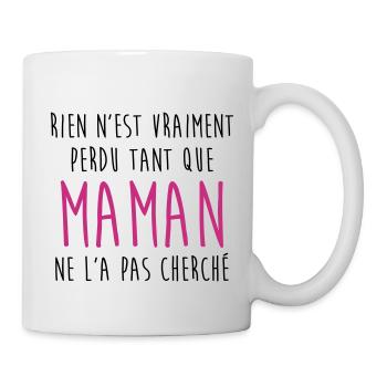 Mum / Mom / Baby / Mummy / Mother's day / Birth - Mug - white - Right