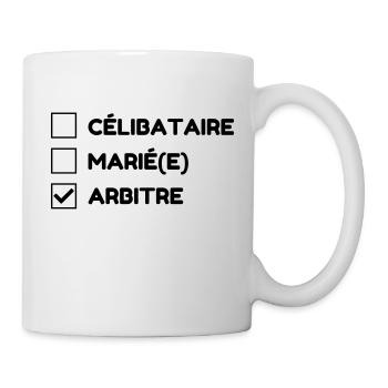 Arbitre / Arbitrage / Sport / Sifflet - Mug blanc - blanc - Droite
