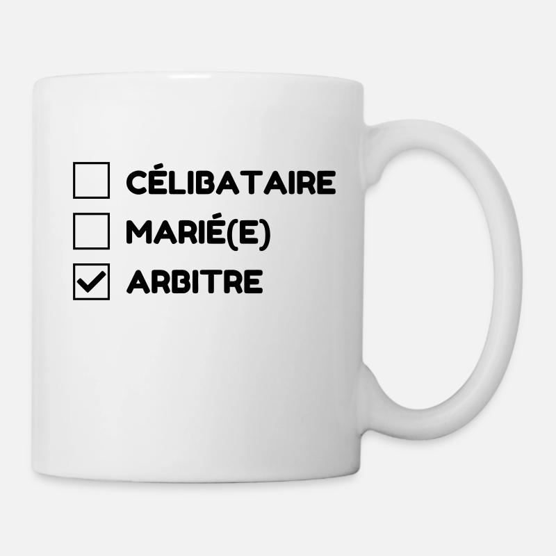Arbitre / Arbitrage / Sport / Sifflet - Mug blanc - blanc