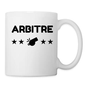 Arbitre / Arbitrage / Sport / Sifflet - Mug blanc - blanc - Droite