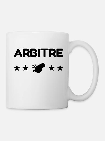 Arbitre / Arbitrage / Sport / Sifflet - Mug blanc - blanc