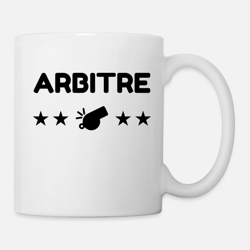 Arbitre / Arbitrage / Sport / Sifflet - Mug blanc - blanc