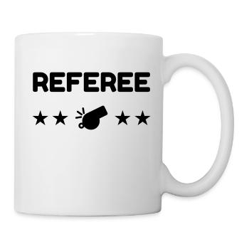 Arbitre / Arbitrage / Sport / Sifflet - Mug blanc - blanc - Droite