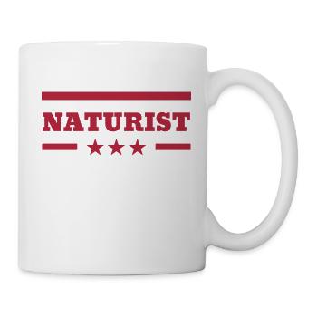 Naturisme / Naturiste / Nudisme / Nudiste - Mug blanc - blanc - Droite