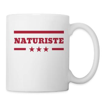 Naturisme / Naturiste / Nudisme / Nudiste - Mug blanc - blanc - Droite