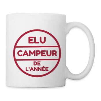 Campingplatz / Camper / Camping / Camp - Tasse - Weiß - Rechts