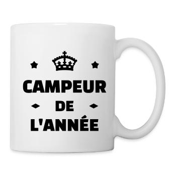 Campingplatz / Camper / Camping / Camp - Tasse - Weiß - Rechts