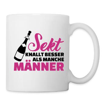 Sekt - Tasse - Weiß - Rechts