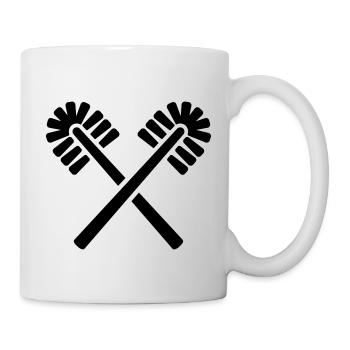 Toilet brush - Mug - white - Right