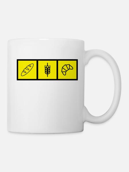 boulanger / boulangerie / boulangère / pain - Mug blanc - blanc