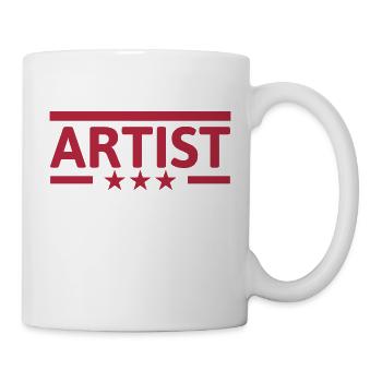 Artist / Art / Künstler / Artiste / Music / Kunst - Mug - white - Right